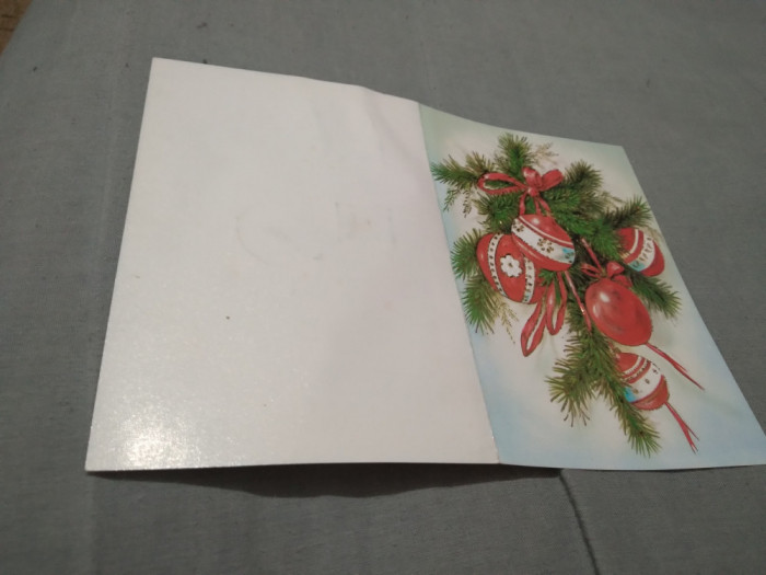 CARTE POSTALA FELICITARE MUZICALA TREBUIE SCHIMBATA BATERIA CIRCULATA