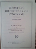 Webster&#039;s dictionary of synonyms, first edition
