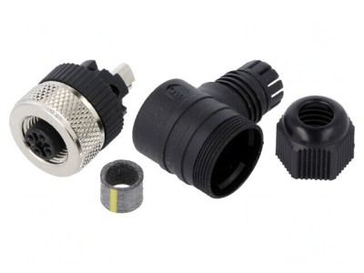 Conector M12 5 pini mamă A-DeviceNet CANopen IP67 foto