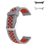 Curea din silicon compatibila cu Samsung Galaxy Watch Ultra2, Telescoape QR, 22mm, Gray Ruby