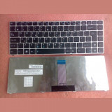 Tastatura laptop noua ASUS UL20 SILVER FRAME BLACK Blue Printing UK