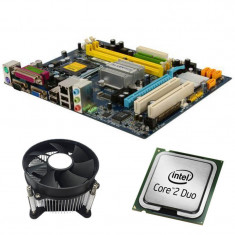 Kit Placa de Baza Refurbished GIGABYTE G31M-S2L, Core 2 Duo E6550, Cooler foto