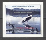 Romania.1992 Fauna din regiunile nordice-Bl. DR.582, Nestampilat