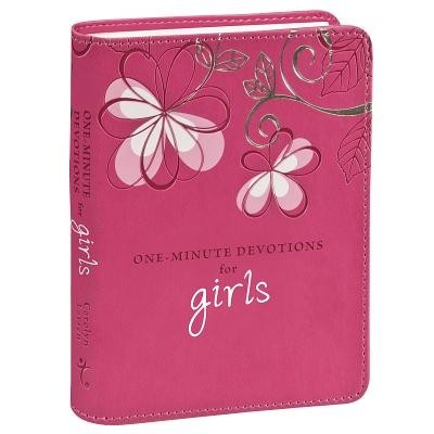 One Minute Devotions for Girls Lxu-Leather foto