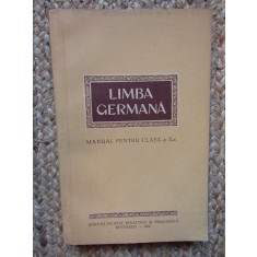 Limba germana : manual pentru clasa a X-a 1957, Clasa 10