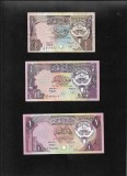 Set Bancnote Kuwait: 1/4 + 1/2 + 1 Dinar - Colectie Numismatica