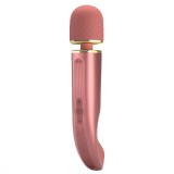 Vibrator Masaj Pretty Love Interesting Massager, 7 Moduri Vibratii, 5 Viteze, Silicon, USB, Roz, 29 cm