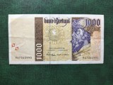 PORTUGALIA 1000 ESCUDOS 1998 XF+