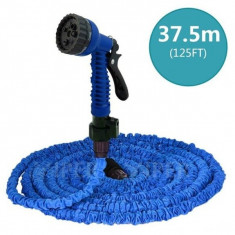 Furtun extensibil de gradina 37.5 metri cu pistol de stropit Magic Hose 37.5m/125ft