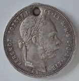Moneda Ungaria - 1 Forint 1881 - Argint, Europa