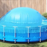 vidaXL Perna pentru piscina de suprafață albastru &Oslash; 300 cm PVC 42024532