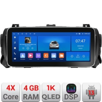 Navigatie Citroen Jumpy Toyota Proace Peugeot Traveller K-jumpy16 Edotec 4+64 12.3 inch Incell 1K android Wifi 5Ghz gps internet v2 CarStore Technolog foto