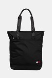 Tommy Jeans geantă culoarea negru, AM0AM13393