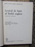 LEXICUL DE BAZA AL LIMBII ENGLEZE, DICTIONAR CONTRASTIV