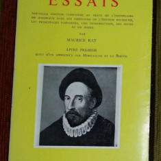 Essais ed. critica vol. 1 din 3 - pagini netaiate / Montaigne