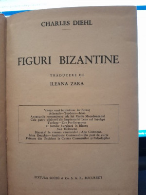 FIGURI BIZANTINE - CHARLES DIEHL foto