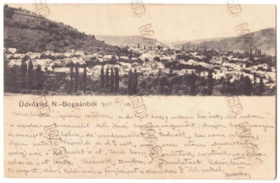 1269 - BOCSA MONTANA, Caras Severin, Panorama - old postcard - used - 1905 foto