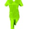 Costum Medical Pe Stil, Verde Lime, Model Classic - 4XL, 4XL