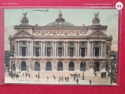OPERA DIN PARIS - Anii 1910 .Superba carte postala , interesanta,circulata foto