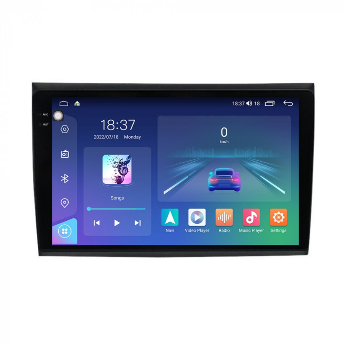 Navigatie dedicata cu Android Fiat Bravo 2007 - 2016, 8GB RAM, Radio GPS Dual