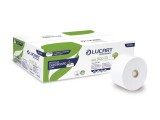 Hartie igienica autocut Lucart ECO 900 ID, 2 str, alba, 202 m/rola, 12 role/bax