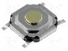 Microintrerupator 5.2x5.2mm, OFF-(ON), SPST-NO, NINIGI -