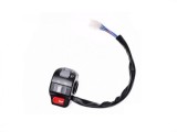 Comutator Ghidon Stanga Moto, Intrerupator Semnalizare, Cablu 270mm, Filet M8 Oglinda