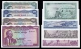 KENYA █ SET █ 10 + 20 + 50 + 100 Shillings █ 1971-1974 █ P-7e-8d-9b-10c █ UNC