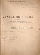 Manual De Vioara II - Ionel Geanta, George Manoliu foto