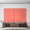 Panouri de perete 12 buc. roz 90x30 cm catifea 3,24 m&sup2;