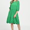 Rochie Medie Dama V262, Verde - L