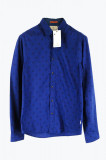 Camasa barbati din bumbac cu imprimeu cu buline bleumarin L, Bleumarin, L INTL, L (Z200: SIZE (3XSL --&gt;5XL)), Scotch &amp; soda