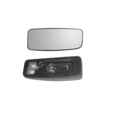 Geam oglinda exterioara cu suport fixare Mercedes Sprinter 209-524, 2009-2018, Sprinter W910, 2018-, Vw Crafter (2e), 2009-04.2017, Dreapta, incalzit foto