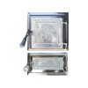 Usa Soba Fonta Nichelata Model LEU, cu Cenusar, Stil Rustic, Set 2 Bucati, 7.1 kg