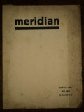 Meridian, Caietul UNU, Craiova, Mai 1934
