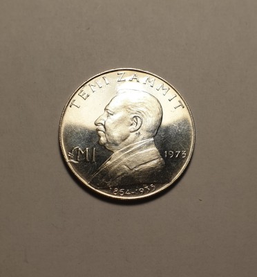 Malta 1 Lira 1973 UNC tiraj 30000 de bucati foto