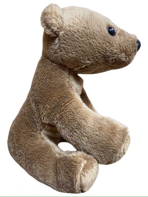 Breloc ursulet de plus maro foto