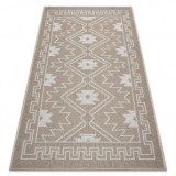 Covor SAMPLE LILIUM B072B Aztec bej si cremă, 120x180 cm