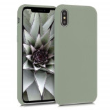 Husa pentru Apple iPhone X/iPhone XS, Silicon, Verde, 42495.172, Carcasa