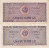 Bancnota Romania 100000 Lei 1947, VF+, Variante de Culoare - Numismatica