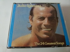 Julio Iglesias - the 24 greatest songs - 2 cd foto