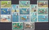 DB1 BIOT British Indian Ocean Territory 1968 Fauna Marina Pesti 15 v. MNH, Nestampilat