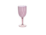 Pahar din plastic cu picior roz , 350ml - set 6 bucati