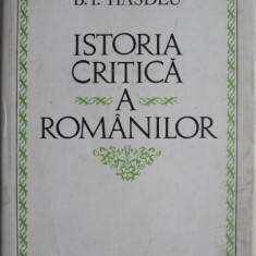 Istoria critica a romanilor – B. P. Hasdeu