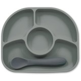 BBL&Uuml;V Y&uuml;mi farfurie compartimentată Grey 1 buc
