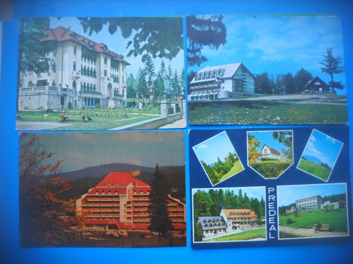 HOPCT LOT 3564 -4 CARTI POSTALE-PREDEAL -JUD BRASOV-NECIRCULATE