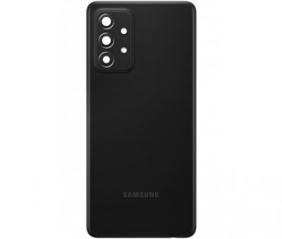 Capac Original cu geam camera Samsung Galaxy A72 negru Swap (SH) foto