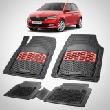 Covorase Skoda Fabia III Compatibile Hatchback 2014-2021 | Red