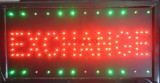 Reclama LED - EXCHANGE - de interior, 48 x 25 cm, Oem