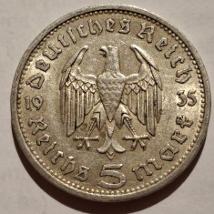 Germania Nazista 5 reichsmark 1935 A argint